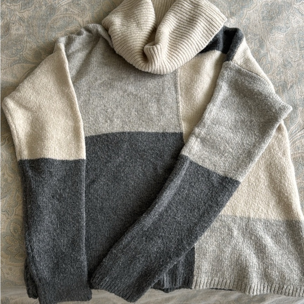 C&C California Multitone Turtleneck Sweater